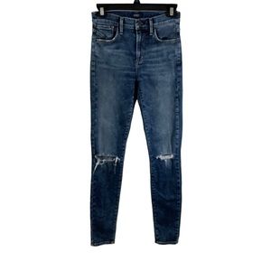 A GOLD E / Kim K's Sophie High Rise Distressed Skinny Jeans